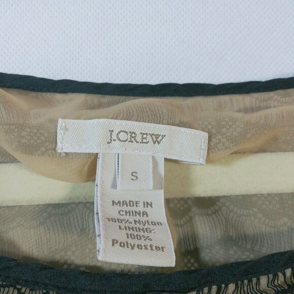 J Crew Lace Overlay Short Sleeve Top Size Small - Picture 4 of 6
